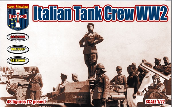 Italian tank crew WW2