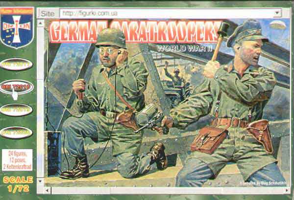 German Paratroopers with Kettenkrad (2 sets)