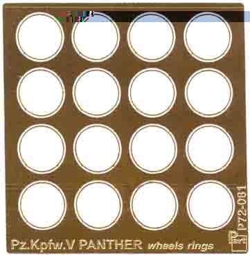 Panther A/D/G wheel rings for Revell