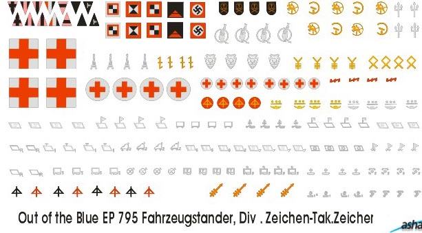 German Division emblems, Tactic Sigs etc.