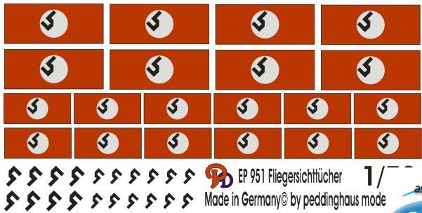 German WW2 Air ID flags - Click Image to Close