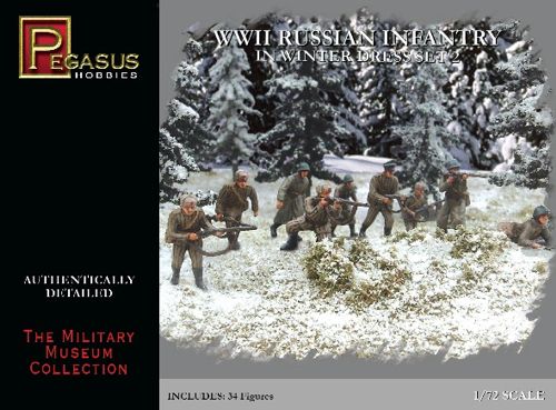 Russian Infantry - winter dress WW2 - set 2