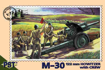 M-30 122mm HOWITZER with crew