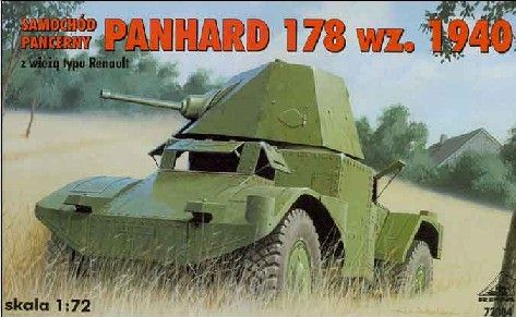 Armored car AMD Panhard 178 wz.1940 w/turret Renault
