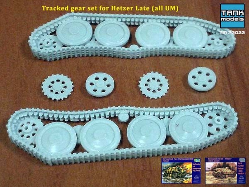 Hetzer / Marder tracked gear - late (UM) - Click Image to Close