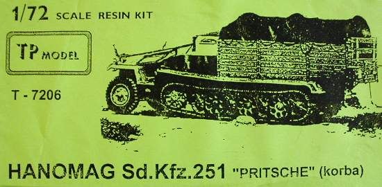 Hanomag Sd.Kfz. 251 Pritsche - Click Image to Close