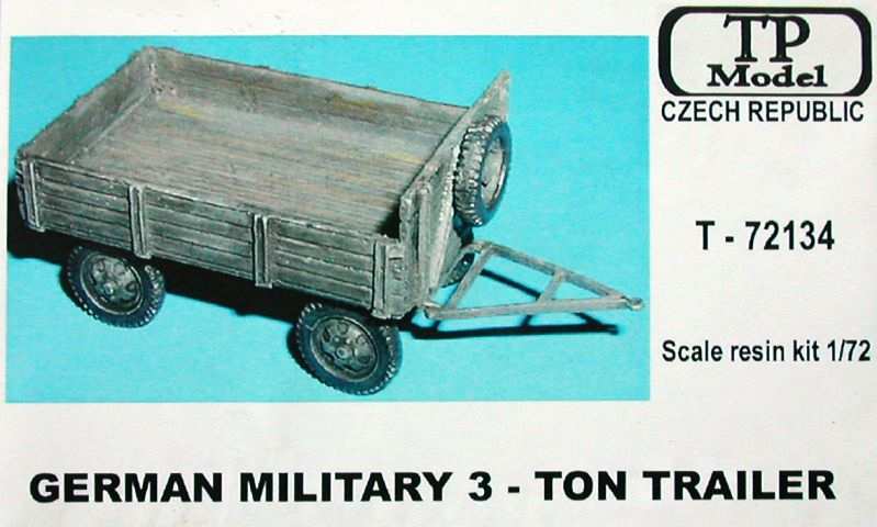 German military 3-ton trailer