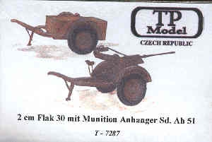 2 cm Flak 30 mit Munition Anhanger Sd.Ah 51