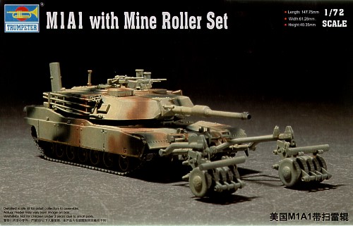 M1A1 Abrams with Mine Roller Set