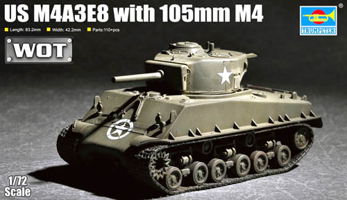 M4A3E8 Sherman 105mm