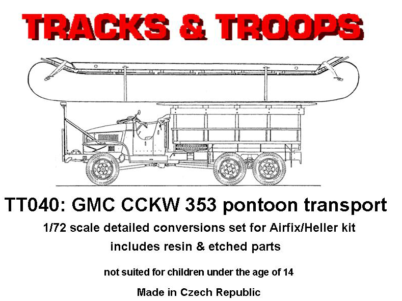 GMC CCKW 353 pontoon transport (AIR/HEL) - Click Image to Close