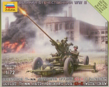 Soviet 37mm AA Gun 61-K with Crew